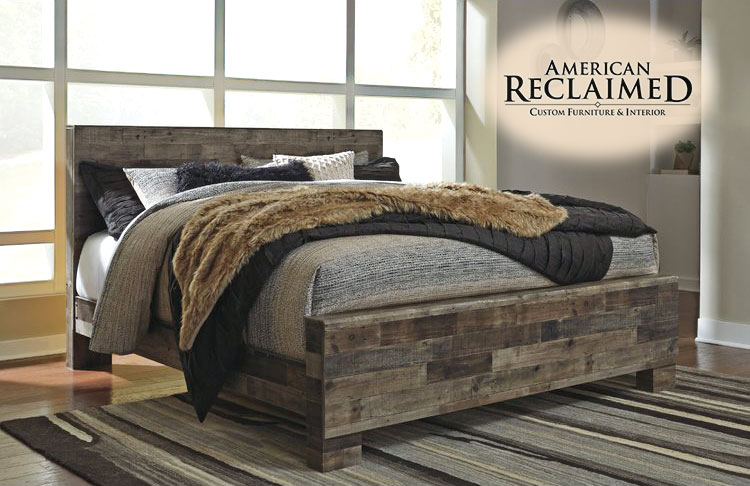Beds American Reclaimed, Rustic Barn Wood Bed Frames
